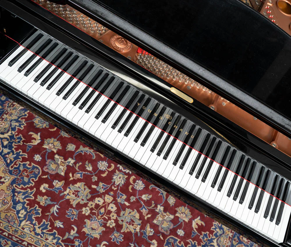 1982 Young Chang 6'10" PG-208 Grand Piano | Polished Ebony - Image 4