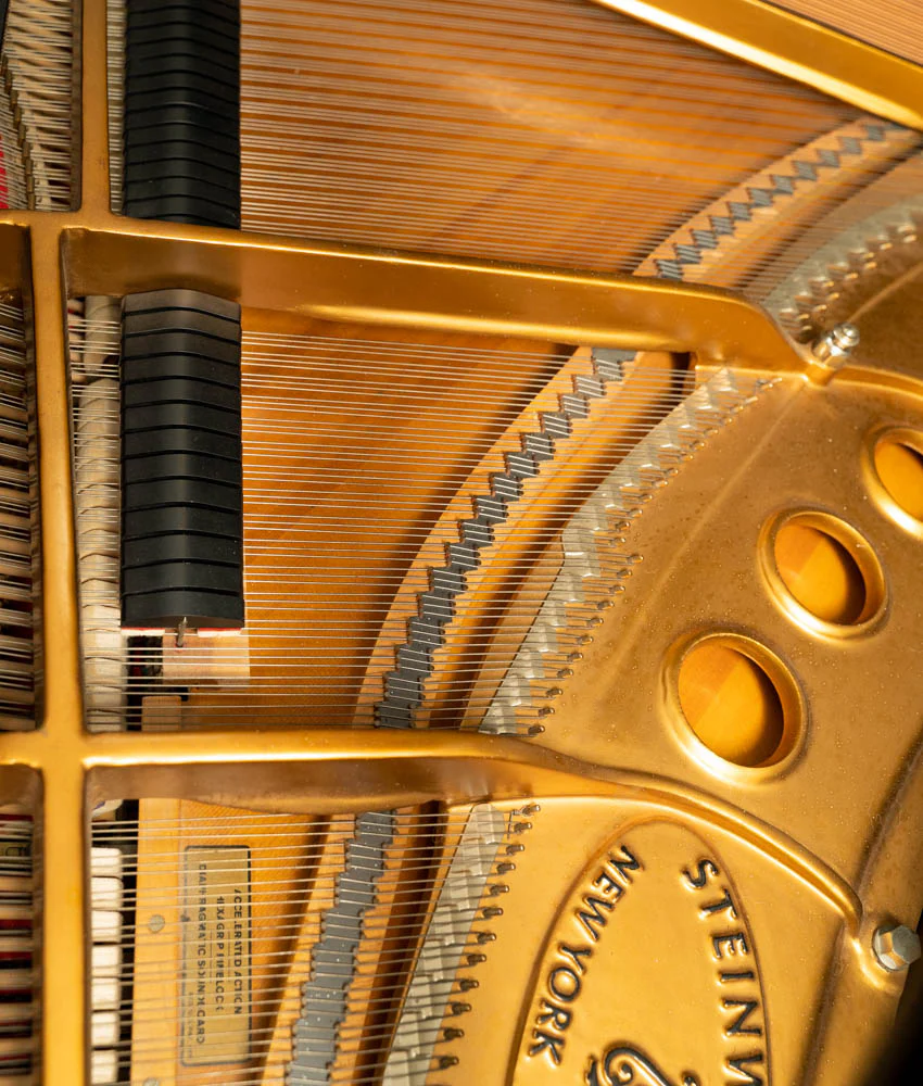1986 Steinway & Sons 5'7" Model M Grand Piano | Satin Ebony | Used - Image 5