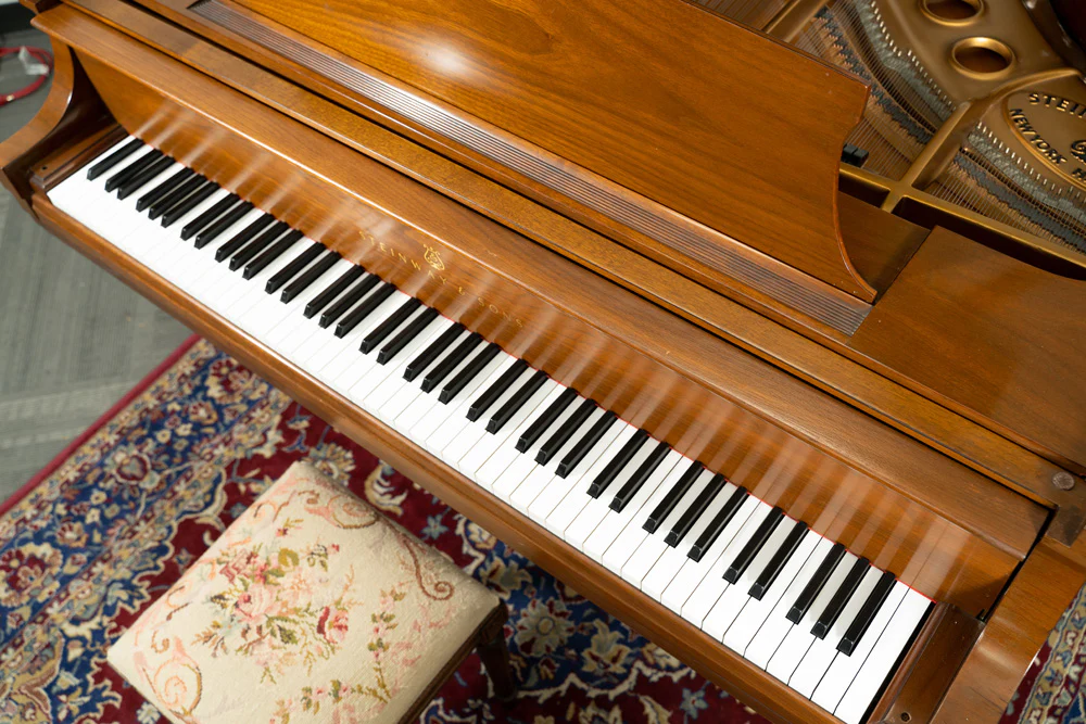 1990 Steinway 5'7" Model M Grand Piano | Satin Walnut | SN: 516765 | Used - Image 4