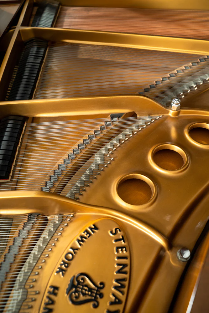 1990 Steinway 5'7" Model M Grand Piano | Satin Walnut | SN: 516765 | Used - Image 5