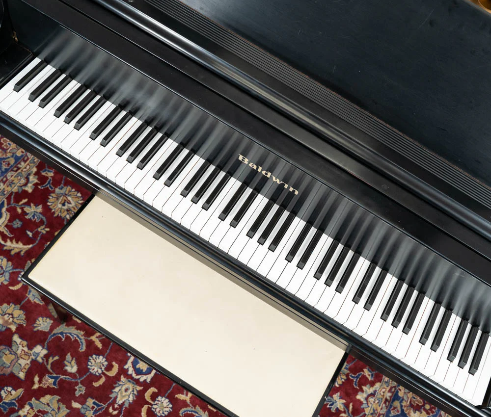Baldwin 5'8" Model R Grand Piano | Satin Ebony | SN: 333070 - Image 4