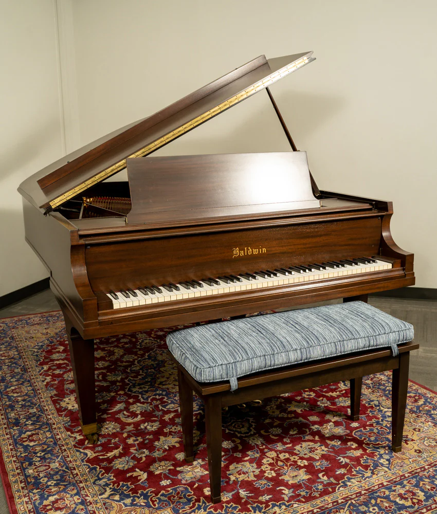 Baldwin Model L Grand Piano | Satin Walnut | SN: 82758 | Used - Image 3