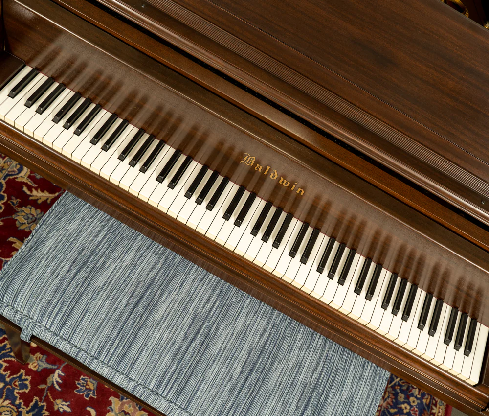 Baldwin Model L Grand Piano | Satin Walnut | SN: 82758 | Used - Image 4