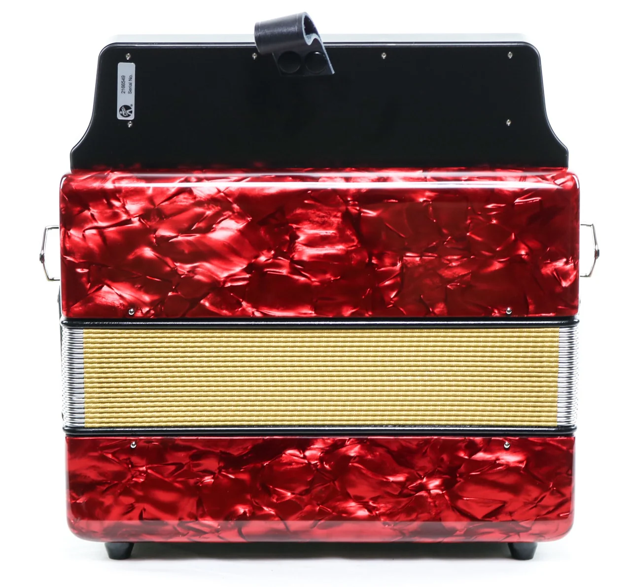 Hohner Corona II 3500 GCF Button Accordion - Red - Image 4