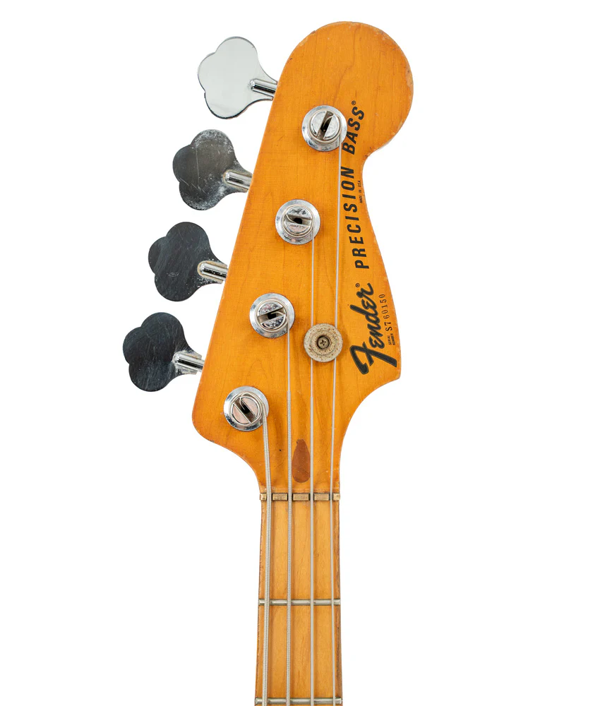 Pre-Owned Fender 1977 Precision Bass Guitar - Sunburst | Used - Image 6