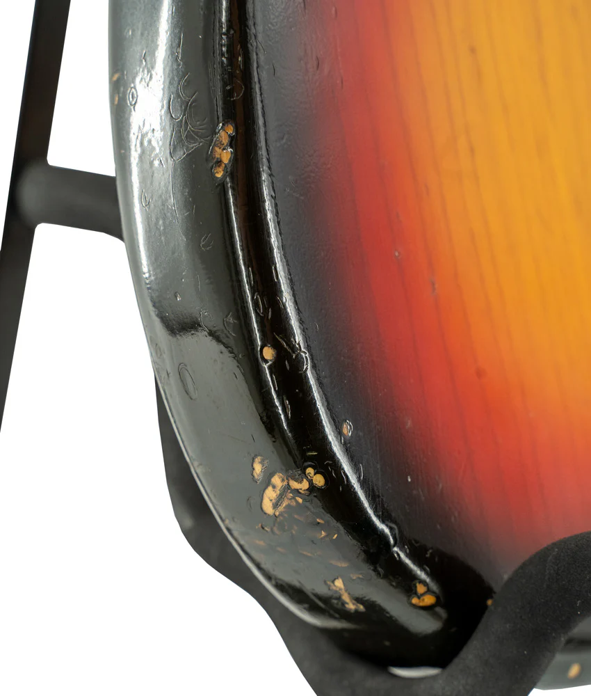 Pre-Owned Fender 1977 Precision Bass Guitar - Sunburst | Used - Image 9